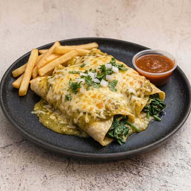Spinach Enchiladas.