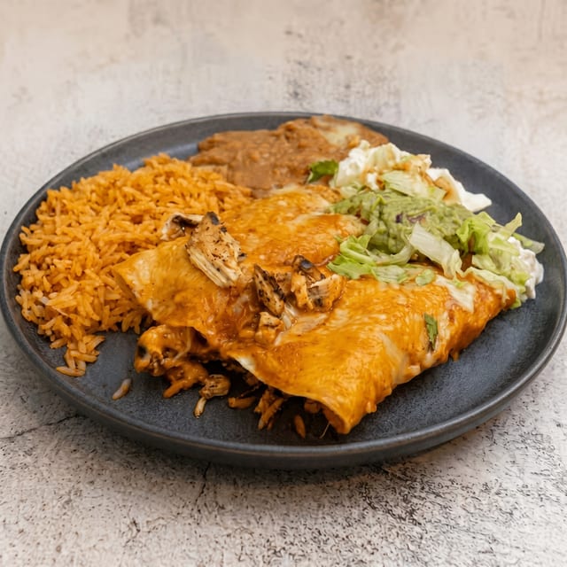 Sizzling Enchiladas.