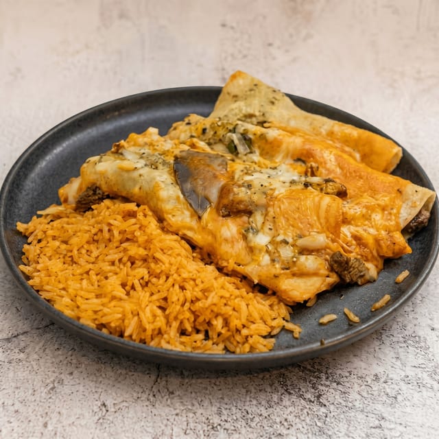 Chicken Enchiladas Blancas.