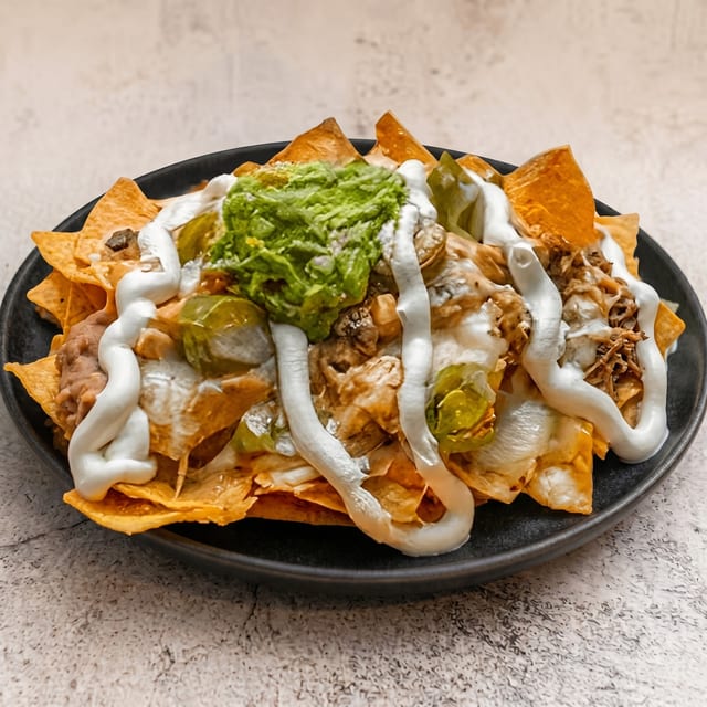 Cheese Nachos.